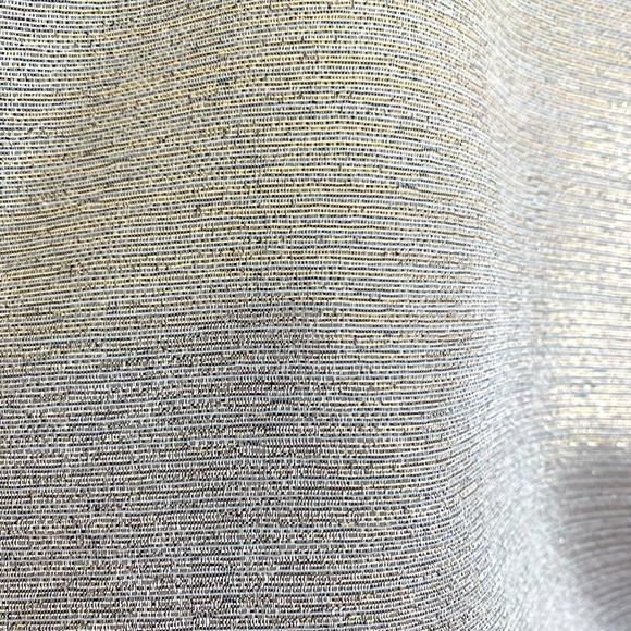 LOFT Champagne Gold Metallic Shimmer Mini Skirt Size 4 Small - Picture 4 of 5